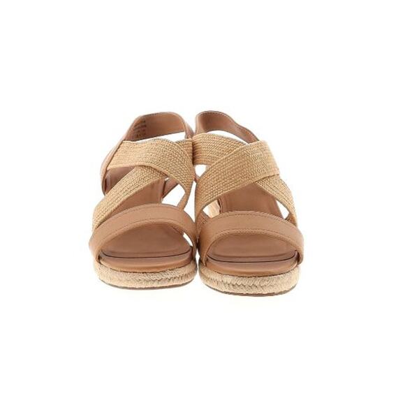 Market & Spruce Espadrille Wedge Sandals in Tan NEW Size 7 - Picture 2 of 10